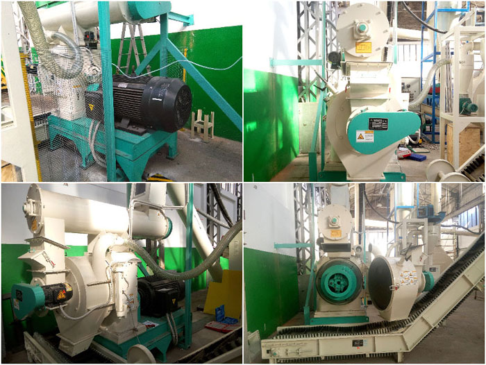 industrial wood pellet machine