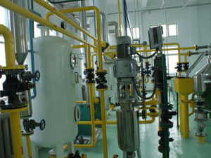 oil refining plant