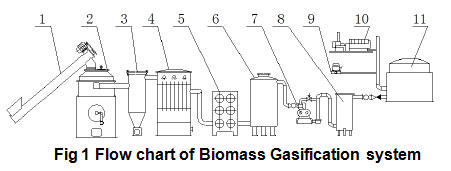 Biomass Gasification for Gas Supplying or Power System 