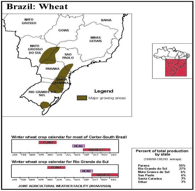 Brazil wheat
